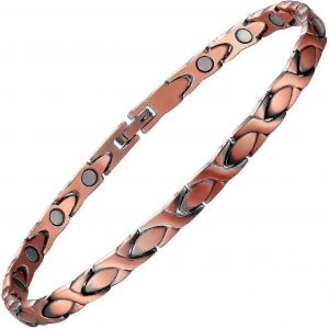 Bracelet De Cheville En Cuivre Pour Femme, 25,4 Cm (10 Pouces), Ajustable. - Neuf