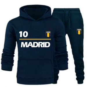 Jogging Enfant Foot – Inspiration Madrid – Bleu Marine (Taille 12-14 Ans,Couleur Bleu) - Neuf