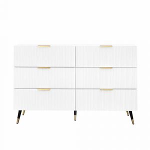 Buffet commode a design moderne, tiroirs et grand rangement - Neuf