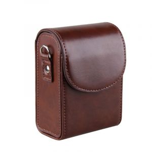 Sacs pour appareil photo en cuir PU pour panasonic lumix dmc-LX15 LX10 LX9 TZ99 TZ95 TZ90 TZ85 ZS99 ZS80 ZS70,sac à bandoulière en pu - Type Chocolat - Neuf