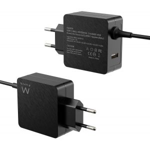 45W Usb C, Chargeur Type C Alimentation Adaptateur Pour Macbook Pro/Air, Lenovo,Hp,Asus, Acer,Huawei,Matebook,Xiaomi,Samsung, Tablettes,C&acirc;ble De 1,5 M&egrave;tre,Prise Usb-A Suppl&eacute;mentaire, Noir[Z3747] - Neuf