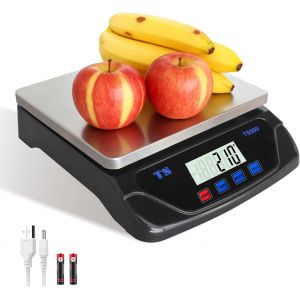 Nouvelhorizonstore-Balance De Cuisine Professionnelle 30kg/1g Pr&eacute;cision, 6 Unit&eacute;s G/Kg/Oz/Lb/Ml/Ct, &Eacute;cran Lcd R&eacute;tro&eacute;clair&eacute; Avec Fonction Tare, Id&eacute;al Boulangerie, Alimentaire & Commerce - Neuf