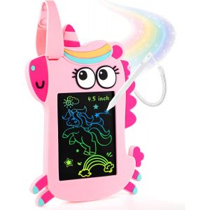 Tablette D'&Eacute;criture Lcd Pour Enfants, Jouets Pour Filles Licorne, Jouets Pour Tout-Petits, Tableau De Dessin, Jouets &Eacute;ducatifs Pour Enfants De 2, 3, 4, 5, 6, 7 Et 8 Ans - Neuf