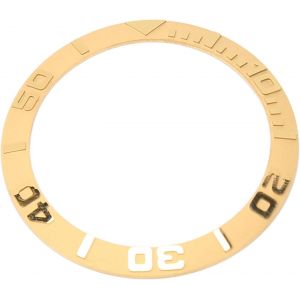 Kal-Insert De Lunette En Céramique 38 Mm, Chiffres Délicats En Relief, Pièce De Rechange Pour Réparateur De Montres, Résistant Aux Rayures. - Neuf