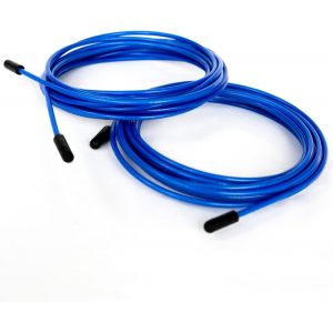 Pack De 2 Câbles En Acier De Rechange Adaptables Toutes Cordes À Sauter|Longueur 3m50|2 Diamètres Et 7 Couleurs Au Choix|Fixations Remplacement Incluses|Idéal Confirmés Aux Double Under.[K601] - Neuf