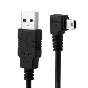 Meimie-Câble De Donnéesmini Usb Type Bmâle 5 Broches Coudé À 90 Degrés Vers Usb 2.0mâle 5mètres Avec Noyau De Ferrite Emi - Neuf