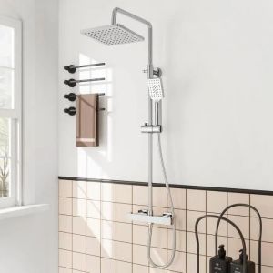 MORADO Colonne de douche avec mitigeur thermostatique - Neuf