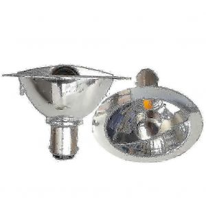 2x Led Ar70 Réflecteur Lumière 3w 12v Ba15d 2700k Spot Lumière 25w Halogène - Neuf