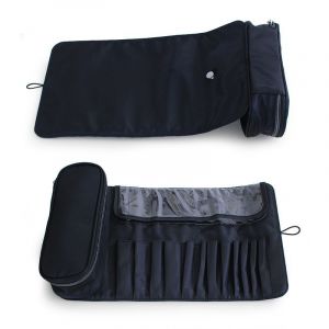 Trousse de rangement pour pinceaux de maquillage, trousse &agrave; cosm&eacute;tiques avec 12 porte-pinceaux, trousse &agrave; pinceaux de maquillage - Neuf
