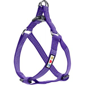 Harnais Pour Chien R&eacute;glable Harnais Chiot Harnais Anti Traction Pour Chien R&eacute;fl&eacute;chissant Harnais Extra Petit Chien Violet - Neuf
