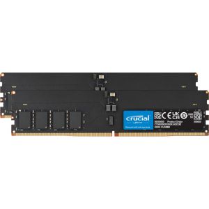 Crucial CT2K32G64C52CU5 module de m&eacute;moire 64 Go 2 x 32 Go DDR5 6400 MT/s 288-pin DIMM - Neuf