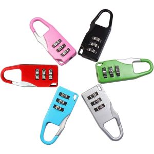 Cadenas À Combinaison Coloré, 6 Mini Cadenas À Combinaison Réinitialisables, Petit Cadenas À Code À 3 Chiffres, Antivol, Pour Bagages, Casiers, Gymnases, Écoles, Clôtures Et Rangements - Neuf