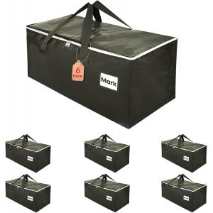 Subzonal-Lot De 6 Sac Rangement V&ecirc;tements Grand, Sacs De D&eacute;m&eacute;nagement Boite Rangement Vetement Couettes, Alternative Aux Cartons D&eacute;m&eacute;nagement Sac De Rangement Pour Sapin De No&euml;l - Neuf