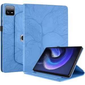 Coque pour Xiaomi Pad 6/Pad 6 Pro 11 Pouces 2023 &Eacute;tui Support Rotatif &agrave; 360 Degr&eacute;s PU Cuir Housse de Protection Portefeuille Tablet &Eacute;tui Xiaomi Pad 6/Xiaomi Pad 6 Pro 11"" 2023 Blau - Neuf