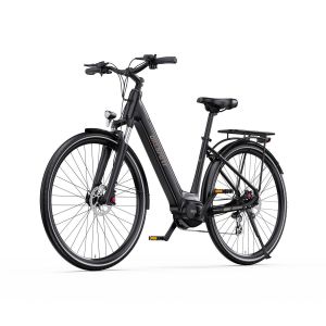 V&eacute;lo &Eacute;lectrique De Ville Onesport Ot07, 36 V, 250 W, Entra&icirc;nement Central, Batterie 14 Ah, Noir - Neuf