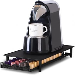 Lot De 40 Supports De Capsules De Café Pour Machine À Capsules-Tiroir De Rangement-Noir - Neuf