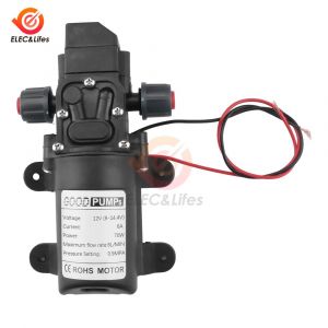 Commutateur de dbit automatique /Min DC 12V 5a pompe eau automatique membrane petite pompe auto - amorante haute pression de scurit - Type 70W - Neuf