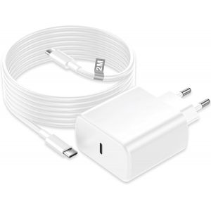 Samsung Quick Charge 45W Charger for Samsung Galaxy S24/S23/S22/S21 Ultra/S20/S20+/Note 20/10/9/8/A73/A53/A52/S10/S9, Fast Charger with 2M USB C Cable Mains Adapter USB C Charger Type C - Neuf