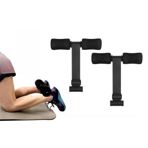 Sangle De Flexion Des Ischio-Jambiers R&eacute;glable Avec Genouill&egrave;re Pour Exercices Abdominaux - Lot De 2 - Neuf