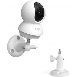 KALANKA-Support mural Compatible avec TP-Link Tapo C200 / C210 / C220 / C201 / C202 / C211 / C212 / C222 / C230 Cam&eacute;ra de surveillance WiFi pour int&eacute;rieur, Blanc 1 pi&egrave;ce - Neuf