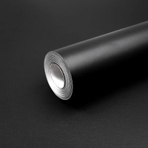 MEVRONISSHOP-44x300cm Rouleau Autocollant Simili Cuir Noir, Simili Cuir Autocollant pour R&eacute;paration Canap&eacute;, Patch de R&eacute;paration Cuir Auto-adh&eacute;sif pour Si&egrave;ge, Voiture, Meubles, Vestes, Sac &Agrave; Main - Neuf