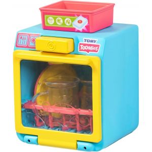 MDY-Tomy Mon Lave-Vaisselle Rigol`Eau - Jouet de Bain Interactif pour Bébé - Lave-Vaisselle avec Accessoires - Apprentissage, Motricité et Imagination - Dès 18 Mois - Neuf