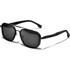 Tianyi-Lunettes De Soleil Homme Polarisées Mode Lunette De Soleil Femme Carrée Uv400 Rétro Double Pont - Neuf