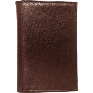 TRAHOO-- Portefeuille Homme - Grande Classique - Cuir synth&eacute;tique - Porte Carte Cr&eacute;dit Monnaie Carte Grise permis pi&egrave;ce d'identit&eacute; (Marron, 11X15cm) - Neuf