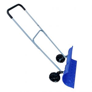 Poussoir &agrave; roues lame Polypro avec guidon articul&eacute; r&eacute;glable - 660 x 320 mm - Neuf