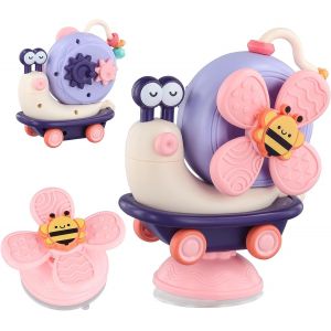 Jouet Bebe 6 Mois,Jouet De Table Ventouse Pour Chaise Haute Bebe 1er Age,Jouet Montessori Jouet Bebe Pour Enfant 1 An Fille Et Gar&ccedil;on(Pourpre) - Neuf