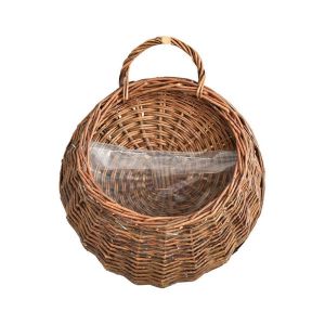 Fait À La Main Fleur Jardinière Tenture Murale Osier Rattam Panier Jardin Vigne Pot Plantes Porte-Pots De Jardin - Neuf