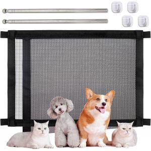 Barriere De Securite Enfant Retractable 110 X 72 Cm Barriere Escalier Sans Percage Avec Les Crochets Barri&egrave;re De Securite Chien Pour Escaliers/Couloirs/Int&eacute;rieurs Et Ext&eacute;rieurs - Neuf