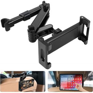 LORANKA-Support Tablette Voiture, 360&deg; Rotation, Compatible avec Appareils 4,7 &agrave; 11 Pouces, Montage sur Appuie-t&ecirc;te - Neuf