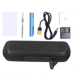 XYONG Kit de fer a souder electrique, kit d'outils de soudage a temperature, mallette de fournitures industrielles SQ-001 bleu - Neuf