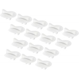 Kal-Industriel Fluorescent Tube Support, Plafonnier Lampe Support Éclairage Fixation Clips Support Pour Maintien T5 T8 Led Clair, Paquet De 15 - Neuf