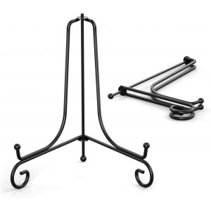 Photo De Plateau Pour Écran 4"" De L'image Étagère + Métal Chevalet Stand Pour Les Cadres Photo Décoratifs, Des Photos, Des Livres, Des Photos, Des Objets De Collection (Pack De 2) - Neuf