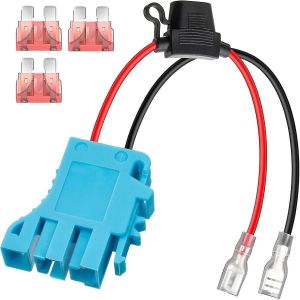 Remplacement du connecteur de faisceau de câbles 12 AWG compatible avec la batterie Peg-Perego 12V SLA Ride on Vehicle Riding Toys - Neuf