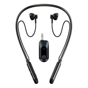 Casque de surveillance sans fil 2.4g Bluetooth Bi-mode Sports Suspendu Cou St&eacute;r&eacute;o Carte Son Ear R - Neuf
