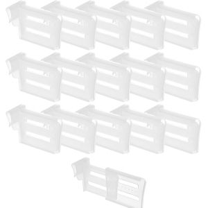 16 Pièces Diviseur Séparateurs De Réfrigérateur,Organisateur De Frigo,Organisateur Frigo,Separateur Tiroir,Frigo Séparateur De Porte Latérale,Pour Les Fournitures De Cuisine Et Domicile - Neuf