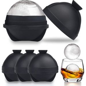 Moule À Glaçons Sphérique Boule - Plateau À Glaçons Rond Boule De Neige Sphérique - Idéal Pour Glaçons Boule Xl Pour - Neuf