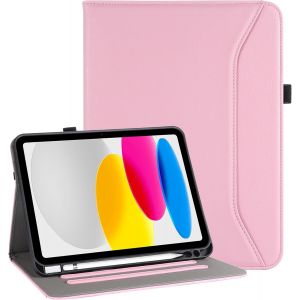 Coque pour iPad A16 11 Pouces 2025,&Eacute;tui Housse pour iPad 10&egrave;me G&eacute;n&eacute;ration/11&egrave;me G&eacute;n&eacute;ration Coque avec Porte-Stylet,Rose - Neuf
