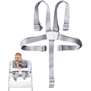 Harnais 5 Points Pour Poussette, Harnais Chaise Haute, Ceinture De S&eacute;curit&eacute; B&eacute;b&eacute; Harnais, Sangles De S&eacute;curit&eacute; Ceinture De S&eacute;curit&eacute;, Adaptable Sur Chaise Haute, Poussette - Neuf
