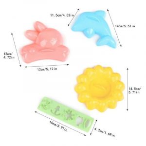 Outil &Agrave; Sushi Diy Mignon Lapin Sushi Facile &Agrave; Nettoyer P&acirc;te &Agrave; Sushi Sandwich Moule - Neuf