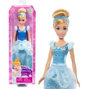 ERYI-Princesses Disney Poupée Cendrillon Articulée Avec Tenue Scintillante Et Accessoires Dont Chaussures Et Diadème, Jouet Enfant, Dès 3 Ans, Hlw06 - Neuf