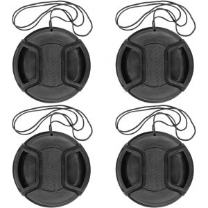 52mm Camera Lens Cap with Lead Holes Set for Nikon Sony Canon DSLR Lens and Other Cameras - Neuf