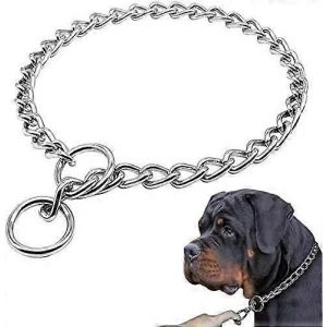 Supet En Acier Inoxydable Chien Étranglement Collier Chaîne,Chiot En Métal P Chaîne Coulissante Collier Pour Animaux De Compagnie Dressage Marche - Neuf