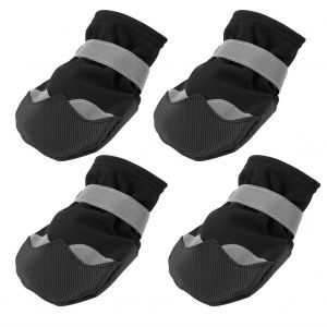 Hjlian Chaussures Antiderapantes Et Impermeables Pour Chien, Bottines Pour Animaux De Compagnie, Pluie Et Neige (7#) - Neuf