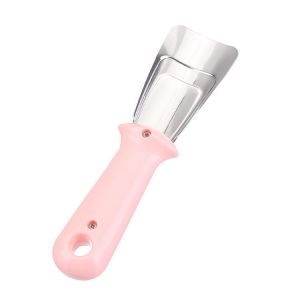 2pcs Rose Clairance Grattoir À Glace D'un Réfrigérateur Accessoires En Acier Inoxydable De Dégivrage Pelle Durable Congélateur Grattoir À Glace D'un Réfrigérateur Outil De Nettoyage De La Glace Pilée - Neuf