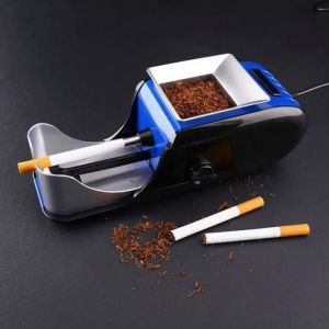 Tubeuse Électrique Automatique, Machine à Tuber Les Cigarettes Cadeau DE Noël Anniversaire pour Homme Père - BLEU - Neuf