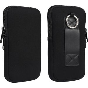 Sac De Ceinture De T&eacute;l&eacute;phone Portable Homme, Sacoche Ceinture Homme, Universel Verticale Sac &Agrave; Ceinture Banane Portefeuille Sac De Taille T&eacute;l&eacute;phone Pochette Pour 6.9&iquest; Smartohone Avec Boucle Crochet - Neuf